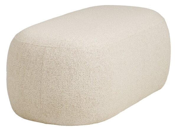 Beżowa ławka z materiału bouclé Blossomville – House Nordic