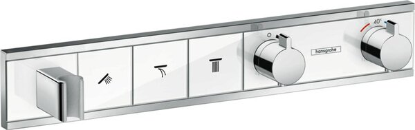 Hansgrohe RainSelect, Umywalki, Chrom, Biały