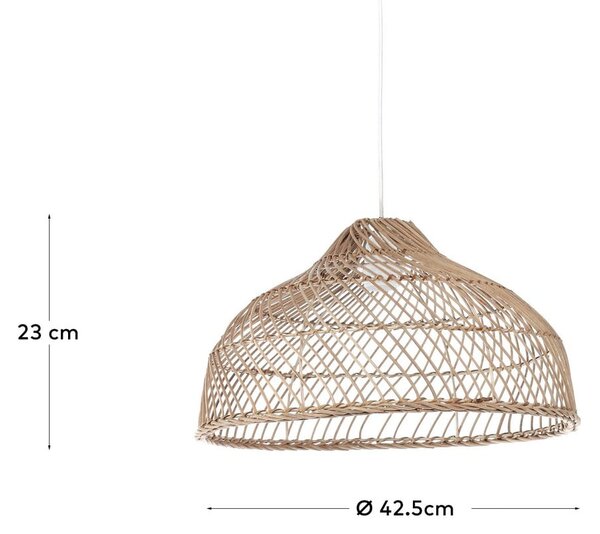 Rattanowy abażur ø 42,5 cm Dyara – Kave Home