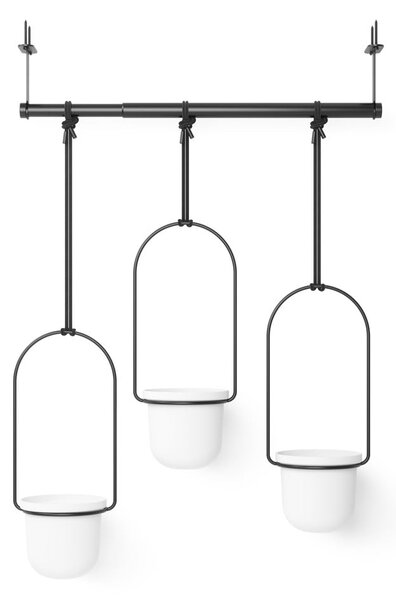 Plastikowe wiszące osłonki na doniczki na zioła zestaw 3 szt. ø 7,5 cm Triflora – Umbra