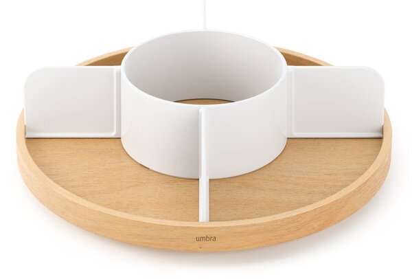 Naturalny drewniany organizer łazienkowy Bellwood – Umbra
