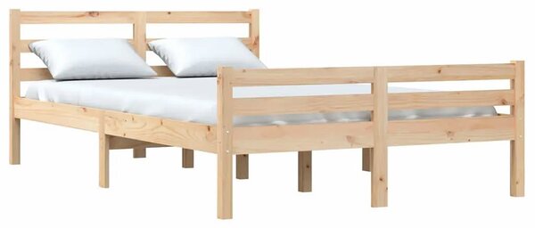 Podwójne łóżko z naturalnej sosny 160x200 - Aviles 6X