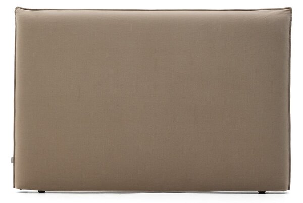 Szarobrązowy tapicerowany zagłówek 180x118 cm Jaira – Kave Home