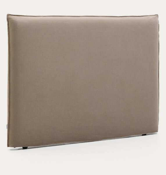 Szarobrązowy tapicerowany zagłówek 180x118 cm Jaira – Kave Home