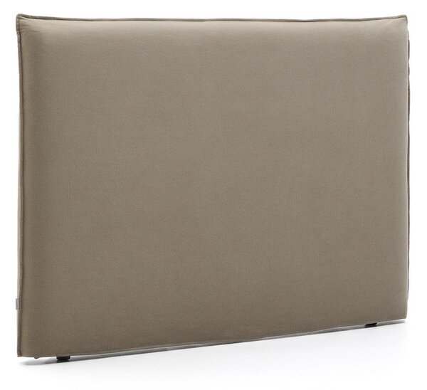Szarobrązowy tapicerowany zagłówek 180x118 cm Jaira – Kave Home