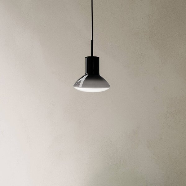 GRUPA Lampa wisząca Onda, możliwość ściemniania, aluminiowy / szary / cynkowy, salon / jadalnia, aluminium, design