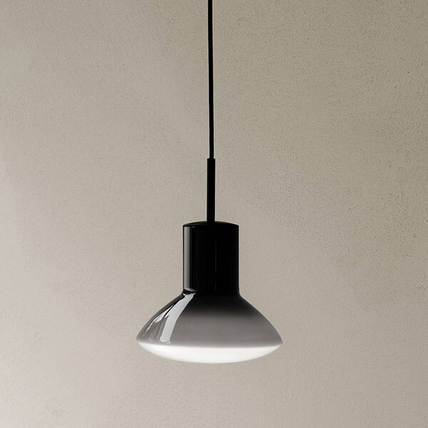 GRUPA Lampa wisząca Onda, możliwość ściemniania, aluminiowy / szary / cynkowy, salon / jadalnia, aluminium, design