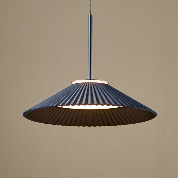 LOOM DESIGN Lampa wisząca Ballerina, możliwość ściemniania, niebieski, salon / jadalnia, aluminium, nowoczesny
