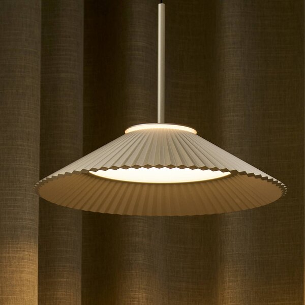 LOOM DESIGN Lampa wisząca Ballerina, możliwość ściemniania, kremowy / amber, salon / jadalnia, aluminium, nowoczesny