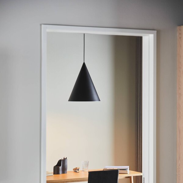 LOOM DESIGN Lampa wisząca Hanzu, możliwość ściemniania, czarny, salon / jadalnia, aluminium, nowoczesny