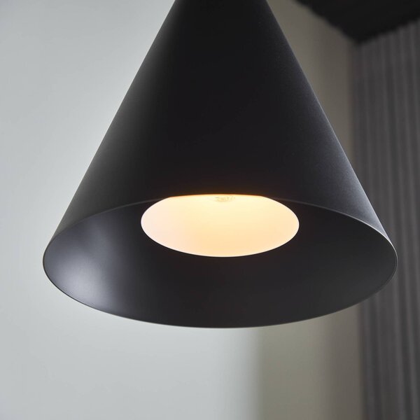 LOOM DESIGN Lampa wisząca Hanzu, możliwość ściemniania, czarny, salon / jadalnia, aluminium, nowoczesny