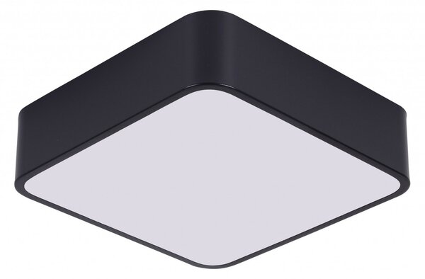 NOWOCZESNA LAMPA SUFITOWA PLAFON CZARNY CUBO D30