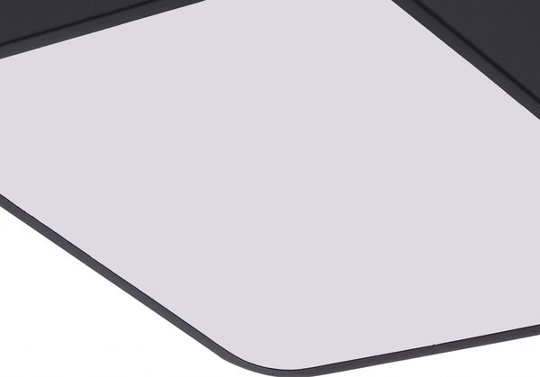 NOWOCZESNA LAMPA SUFITOWA PLAFON CZARNY CUBO D30