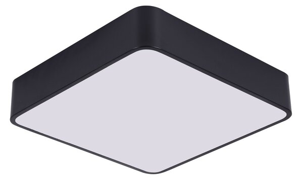 NOWOCZESNA LAMPA SUFITOWA PLAFON CZARNY CUBO D40