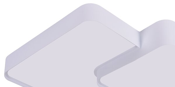 NOWOCZESNA LAMPA SUFITOWA PLAFON BIAŁY CUBO DUO D40