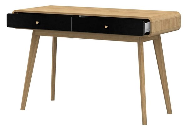 Biurko w dekorze dębu 50x120 cm Cassie – Støraa