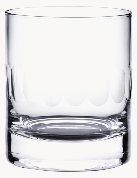 Komplet szklanek ze szkła dmuchanego Lens, 4 elem