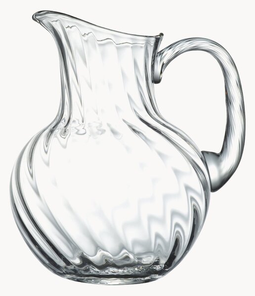 Dzbanek ze szkła dmuchanego Ripple, 2 l