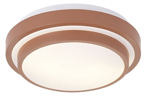 Nowoczesna lampa sufitowa Sienna z białym 34cm 2-punktowa IP44 - Walden