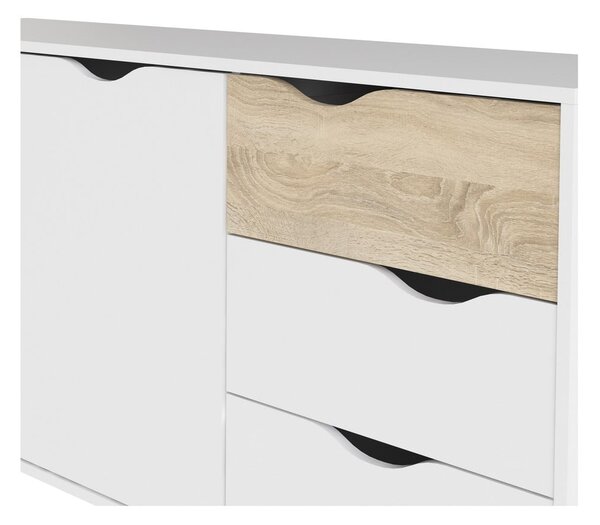 Biała komoda 147x82x39 cm Oslo – Tvilum