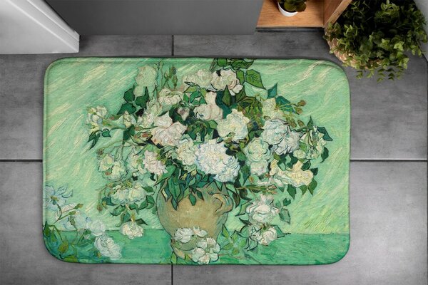 Dywanik antypoślizgowy do łazienki Dywanik antypoślizgowy do łazienki Van Gogh Róże