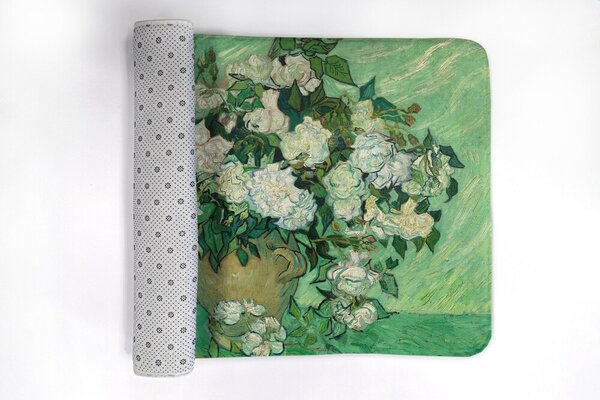Dywanik antypoślizgowy do łazienki Dywanik antypoślizgowy do łazienki Van Gogh Róże