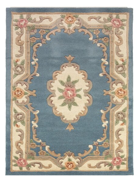 Niebieski wełniany dywan Flair Rugs Aubusson, 150x240 cm