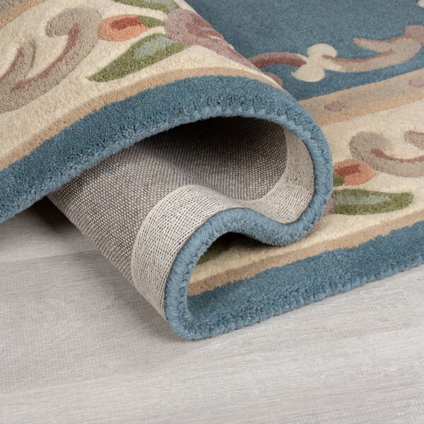 Niebieski wełniany dywan Flair Rugs Aubusson, 150x240 cm