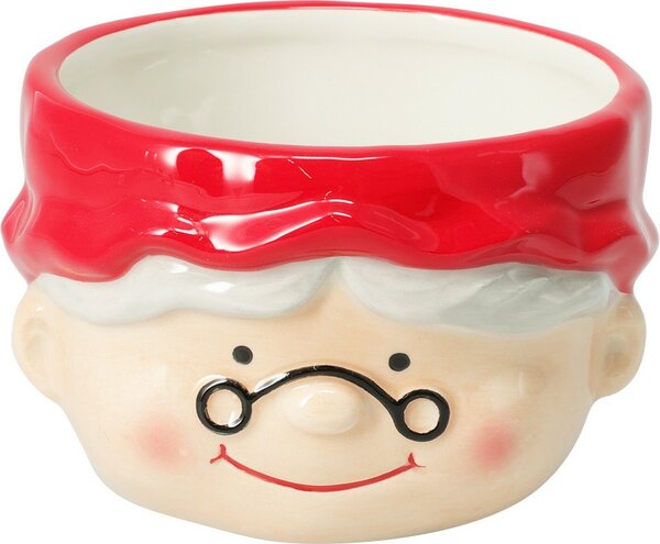 Zestaw 2 misek ceramicznych Mr. & Mrs. Claus 13 cm