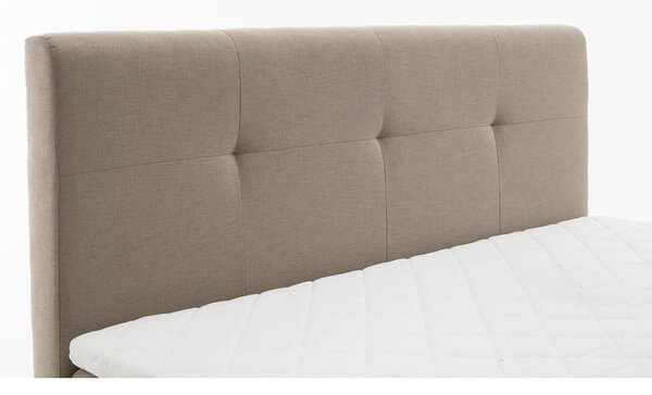 Beżowe łóżko boxspring 160x200 cm Stockholm – Meise Möbel