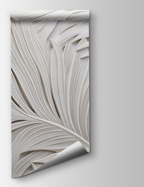 Fototapeta Biały papier wycięty z liści, Popularne Fototapety, Popularne Fototapety, w08795 - Tapeko.pl