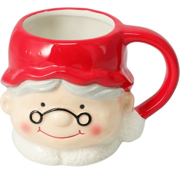 Zestaw 2 kubków ceramicznych Mr. & Mrs. Claus 440 ml
