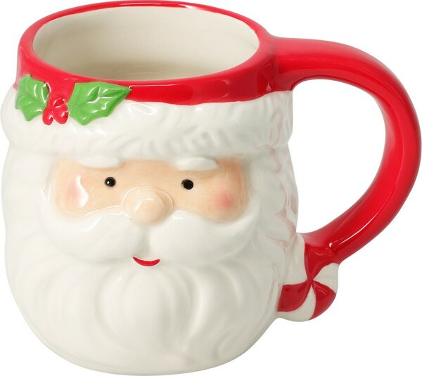 Zestaw 2 kubków ceramicznych Mr. & Mrs. Claus 440 ml