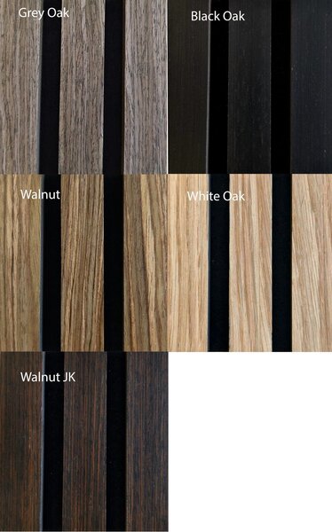 FREJA Panele dźwiękochłonne 100x60x2,2cm. Grey Oak - możemy go również wykonać w niestandardowych rozmiarach - 100x60x2,2cm