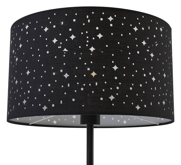 Lampa stojąca Melanie Lindby, czarny, salon / jadalnia, metal, nowoczesny
