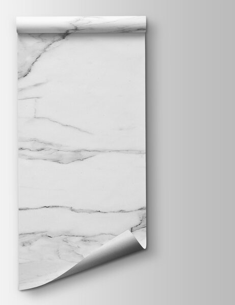 Fototapeta Powierzchnia z białego marmuru z czarnymi żyłkami, Fototapety Marmur, Popularne Fototapety, u05404 - Tapeko.pl