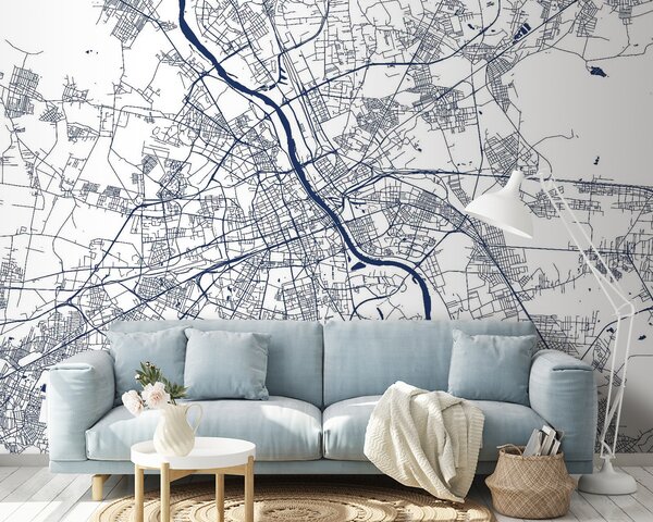 Fototapeta Mapa miasta, Fototapety z mapami świata, Popularne Fototapety, u25648 - Tapeko.pl