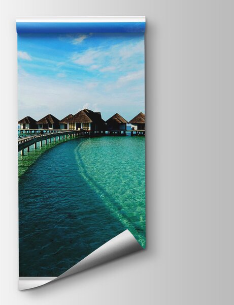Fototapeta Most prowadzący na plażę, Fototapety Morze i Plaża, Popularne Fototapety, u29626 - Tapeko.pl
