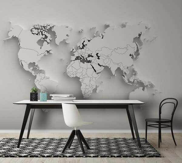Fototapeta Mapa świata, Fototapety z mapami świata, Popularne Fototapety, u50398 - Tapeko.pl
