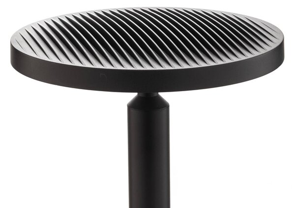 Lampa zewnętrzna LED Akito Lucande, antracyt, 220 cm, IP54 Lucande, czarny, aluminium, nowoczesny