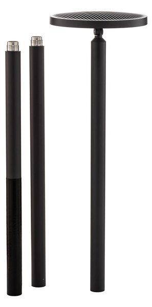 Lampa zewnętrzna LED Akito Lucande, antracyt, 220 cm, IP54 Lucande, czarny, aluminium, nowoczesny