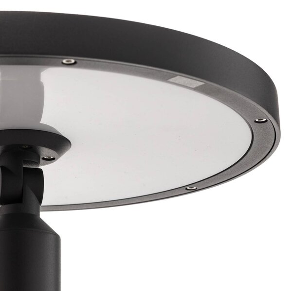 Lampa zewnętrzna LED Akito Lucande, antracyt, 220 cm, IP54 Lucande, czarny, aluminium, nowoczesny