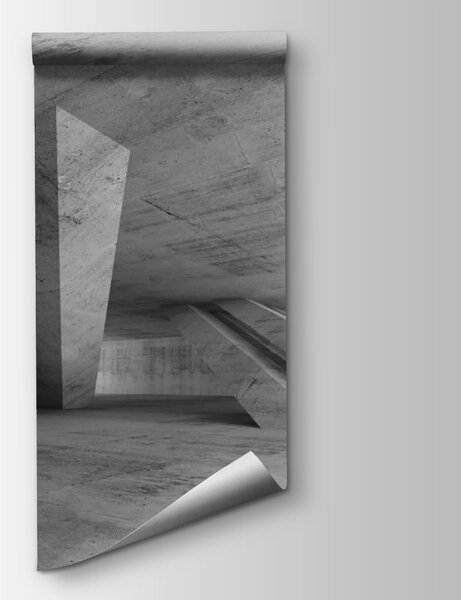 Fototapeta Betonowe pomieszczenie z kolumnami, Fototapety Kamienie, Popularne Fototapety, u72303 - Tapeko.pl
