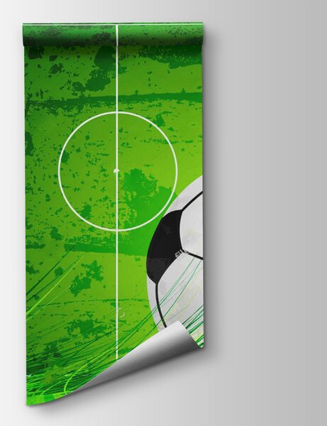 Fototapeta Piłka nożna na zielonym boisku, Popularne Fototapety, Popularne Fototapety, u72784 - Tapeko.pl
