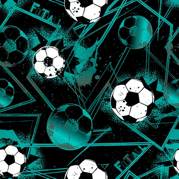 Fototapeta Wzór piłek futbolowych, Popularne Fototapety, Popularne Fototapety, u73013 - Tapeko.pl