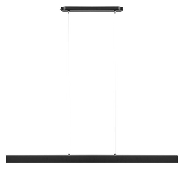Czarna lampa wisząca LED 96cm z metalu W96LED-4K-SCHWARZ wymienny LED