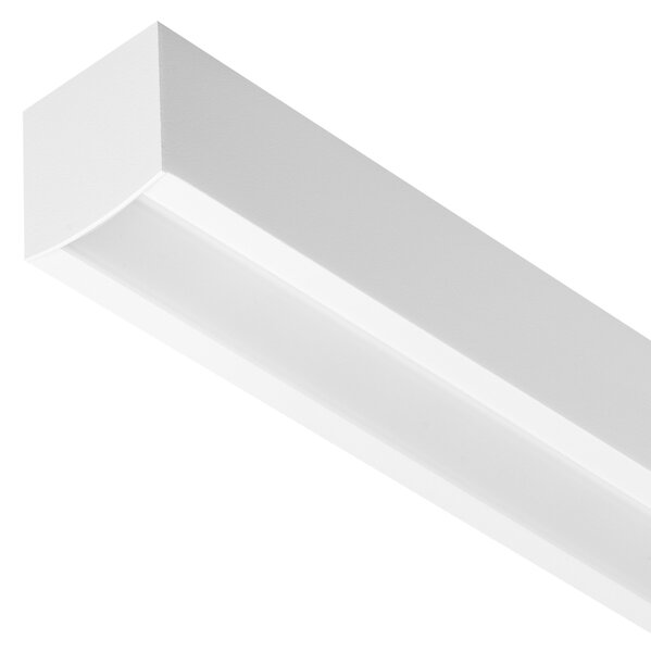 Biała lampa wisząca LED 116cm z metalu W116LED-4K-WEIß wymienny LED wy