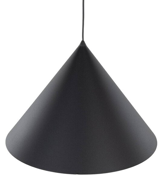 Żyrandol Cono, 1-punktowa, Ø 50 cm, czarna, E27 Cono TK Lighting, możliwość ściemniania, czarny, salon / jadalnia, metal, nowoczesny