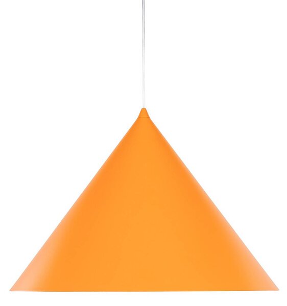 Żyrandol Cono, 1-punktowa, Ø 50 cm, pomarańczowa, E27 Cono TK Lighting, możliwość ściemniania, żółty / pomarańczowy, salon / jadalnia, metal, nowoczesny