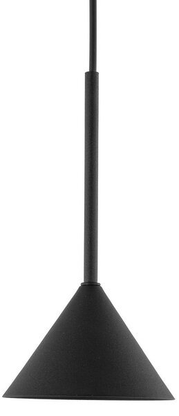 Lampa wisząca Cono TK Lighting, możliwość ściemniania, czarny, salon / jadalnia, metal, nowoczesny